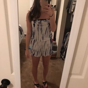 Charlotte Russe Tie Dye Romper